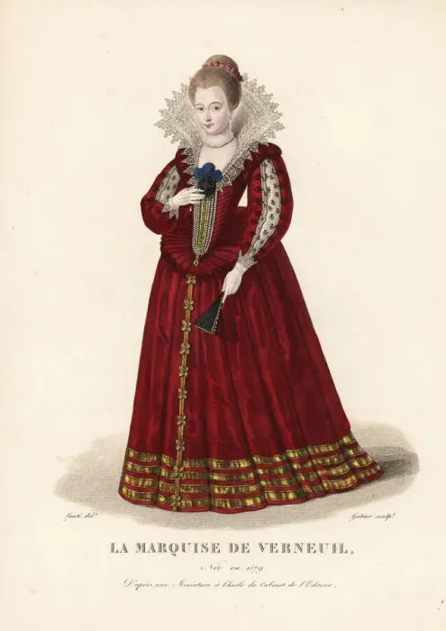 Framed Print : Marquise de Verneuil, mistress of King Henry Framed Print : Marquise de Verneuil, mistress of King Henry