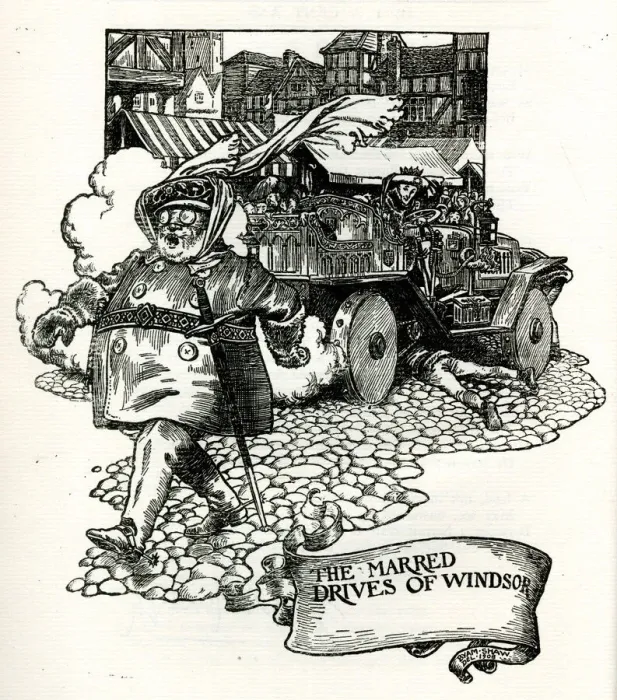 Framed Print : The Marred Drives of Windsor, by Byam Shaw Framed Print : The Marred Drives of Windsor, by Byam Shaw