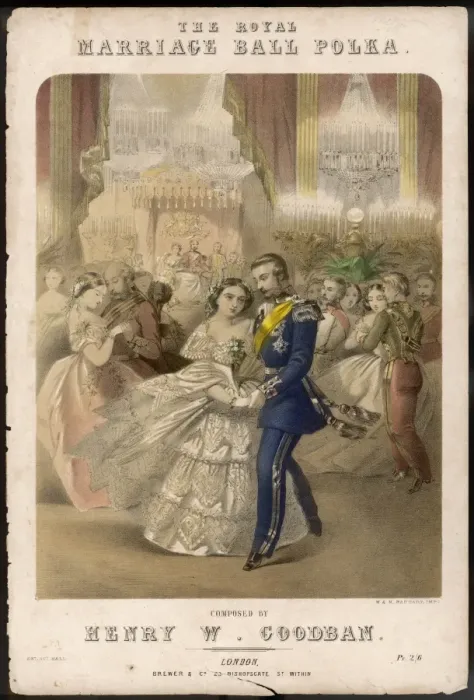 Framed Print : Marriage Ball Polka Framed Print : Marriage Ball Polka