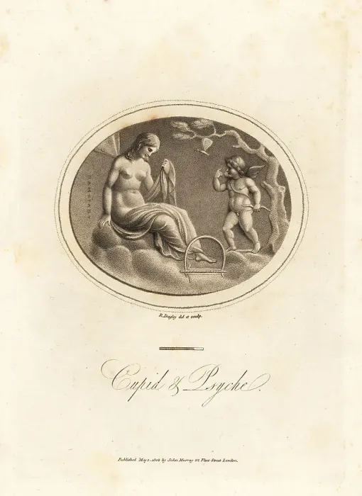 Framed Print : The marriage of Cupid and Psyche Framed Print : The marriage of Cupid and Psyche