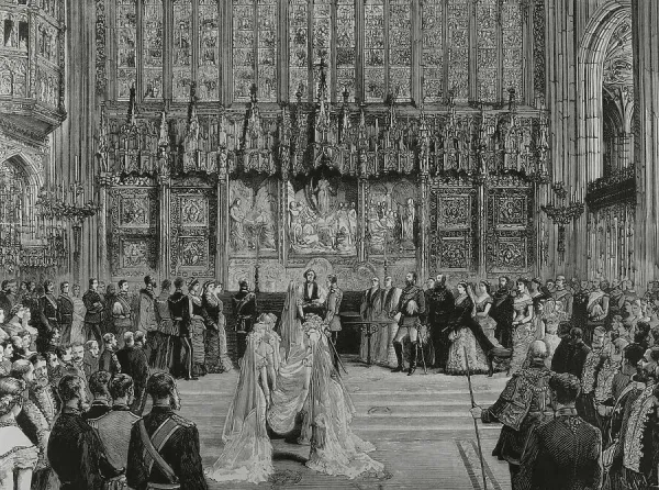 Marriage of the Duke of Albany (27th April 1882) Our beautiful Wall Art