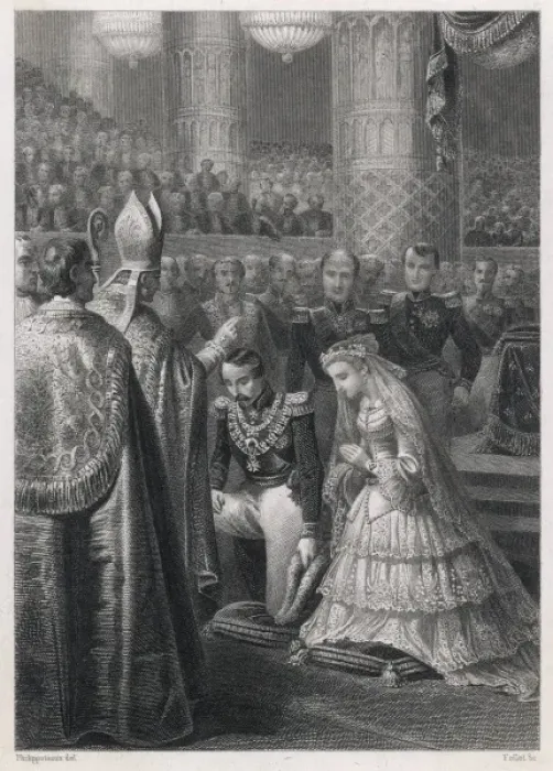 Framed Print : The marriage of Emperor Napoleon III Framed Print : The marriage of Emperor Napoleon III