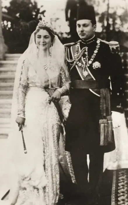 Framed Print : Marriage of Farouk I of Egypt & Farida Framed Print : Marriage of Farouk I of Egypt & Farida