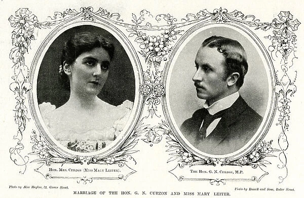 The marriage of Mary Leiter and The Hon. G. N. Curzon