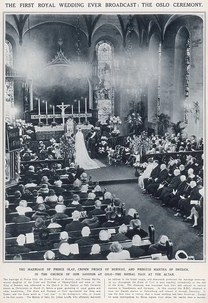 Marriage of Prince Olaf of Norway and Princess Martha of Swe