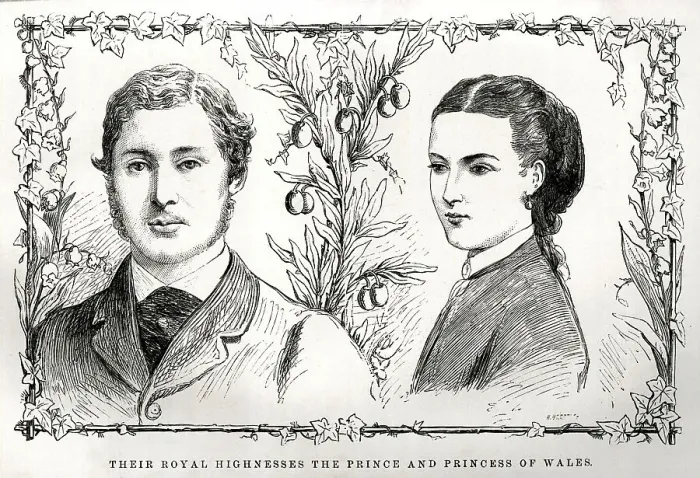 Framed Print : Marriage of Prince and Princess of Wales, 1863 Framed Print : Marriage of Prince and Princess of Wales, 1863