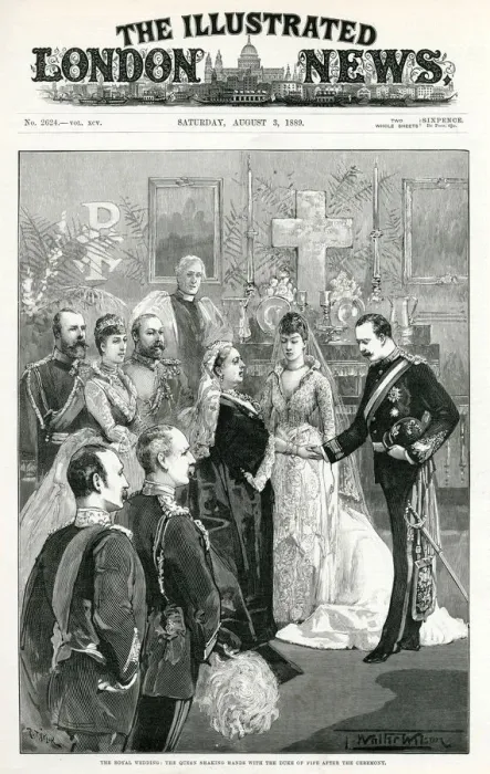 Framed Print : Marriage Princess Louise and Alexander 1889 Framed Print : Marriage Princess Louise and Alexander 1889