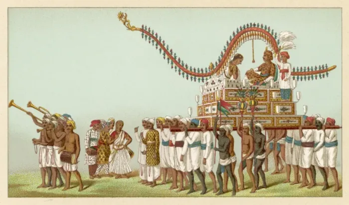 Framed Print : Marriage Procession Framed Print : Marriage Procession