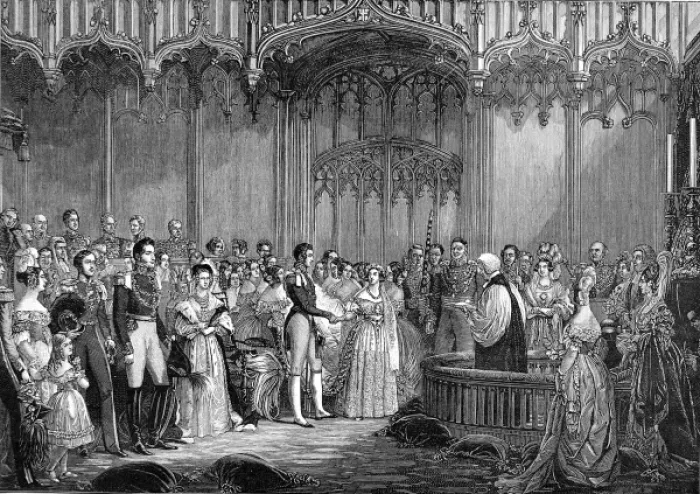 Framed Print : Marriage of Queen Victoria and Prince Albert Framed Print : Marriage of Queen Victoria and Prince Albert