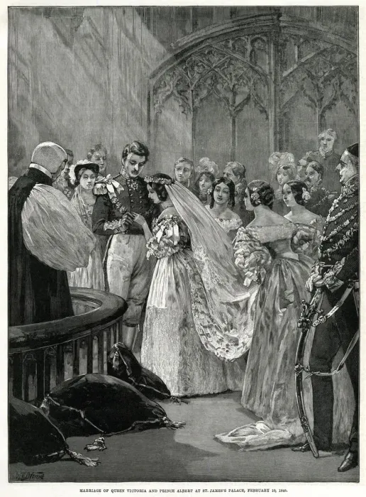 Framed Print : Marriage of Victoria and Albert Framed Print : Marriage of Victoria and Albert