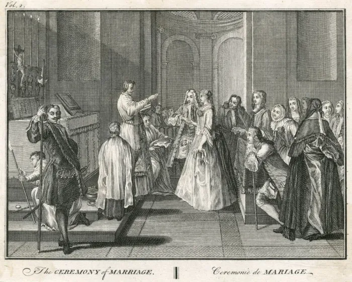 Framed Print : MARRIAGE / WEDDING / 1737 Framed Print : MARRIAGE / WEDDING / 1737