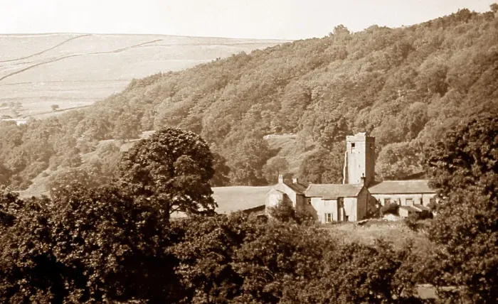 Framed Print : Marrick Priory in the 1930s Framed Print : Marrick Priory in the 1930s