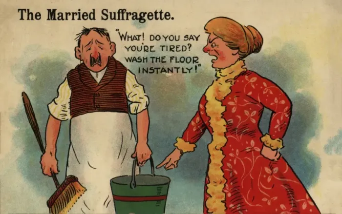Framed Print : Married Suffragette Wash Floor Framed Print : Married Suffragette Wash Floor