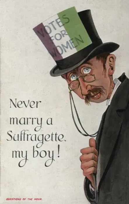 Framed Print : Never Marry a Suffragette My Boy Framed Print : Never Marry a Suffragette My Boy
