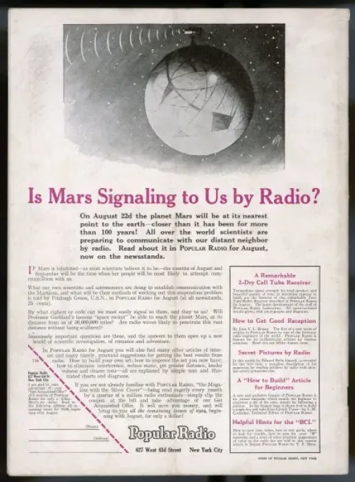 Framed Print : Is Mars Signalling ? Framed Print : Is Mars Signalling ?