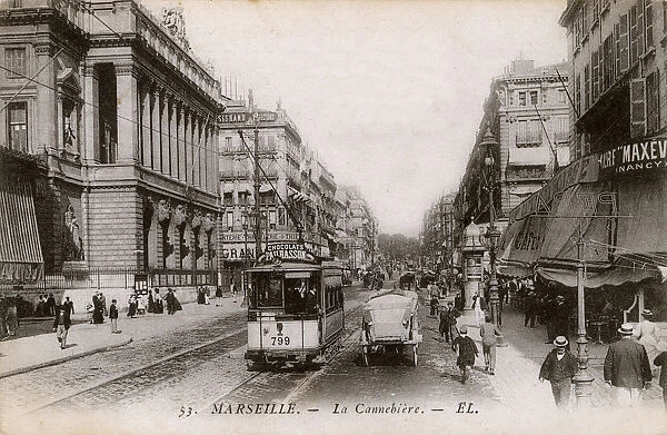 Marseille, France - La Cannebiere