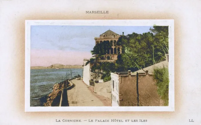 Framed Print : Marseille, France, La Corniche - La Palace Hotel et Les Iles Framed Print : Marseille, France, La Corniche - La Palace Hotel et Les Iles