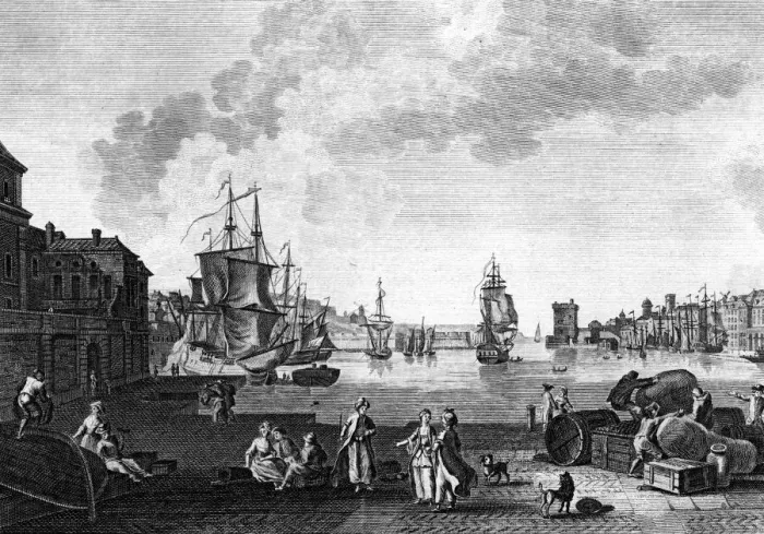 Framed Print : MARSEILLE / PORT 1770 Framed Print : MARSEILLE / PORT 1770