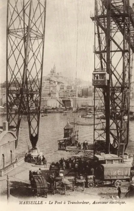 Framed Print : Marseille Transporter Bridge Framed Print : Marseille Transporter Bridge