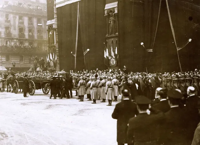 Framed Print : MARSHAL FOCH'S FUNERAL Framed Print : MARSHAL FOCH'S FUNERAL