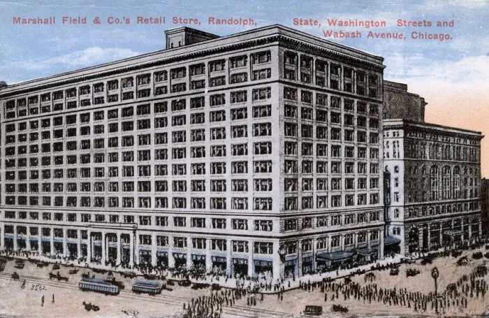 Framed Print : Marshall Field & Co, department store, Chicago, USA Framed Print : Marshall Field & Co, department store, Chicago, USA