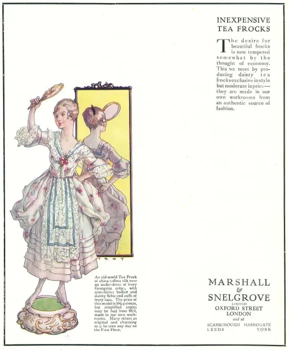Framed Print : Marshall and Snelgrove Advertisement Framed Print : Marshall and Snelgrove Advertisement