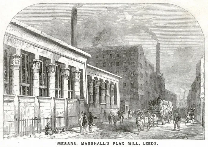 Framed Print : Marshalls Flax Mill, Leeds Framed Print : Marshalls Flax Mill, Leeds