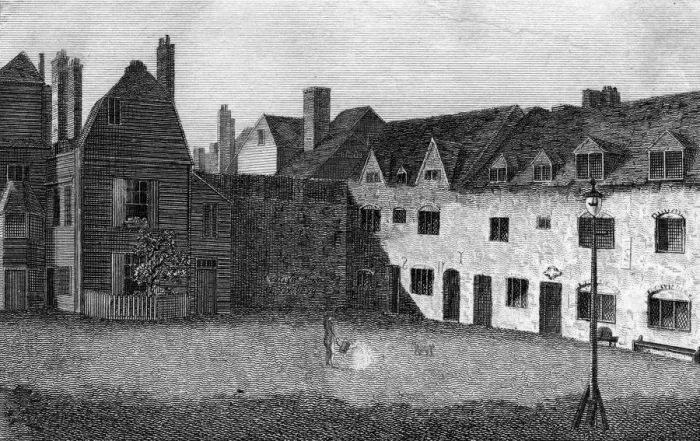 Framed Print : MARSHALSEA PRISON / 1803 Framed Print : MARSHALSEA PRISON / 1803