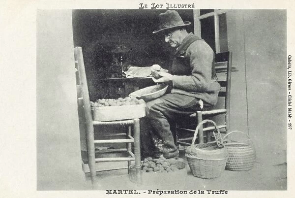 Martel, France - Preparation of Truffles
