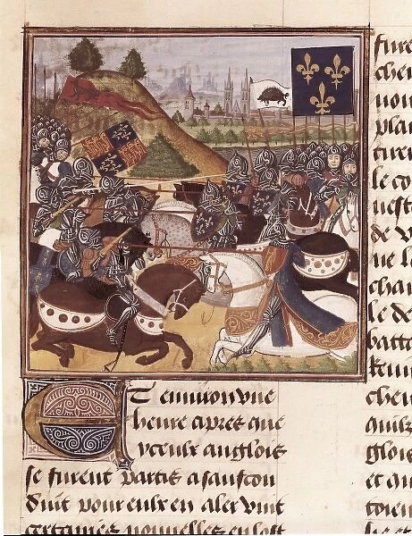 MARTIAL D AUVERGNE, (1430-1508). Vigils of Charles