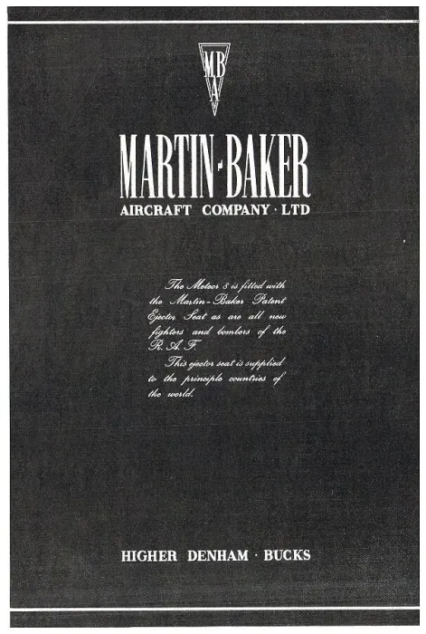 Framed Print : Martin-Baker Aircraft Company Framed Print : Martin-Baker Aircraft Company