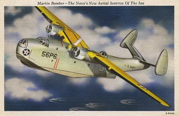 Framed Print : Martin Bomber - US Navys New Aerial Sentries of the Sea Framed Print : Martin Bomber - US Navys New Aerial Sentries of the Sea