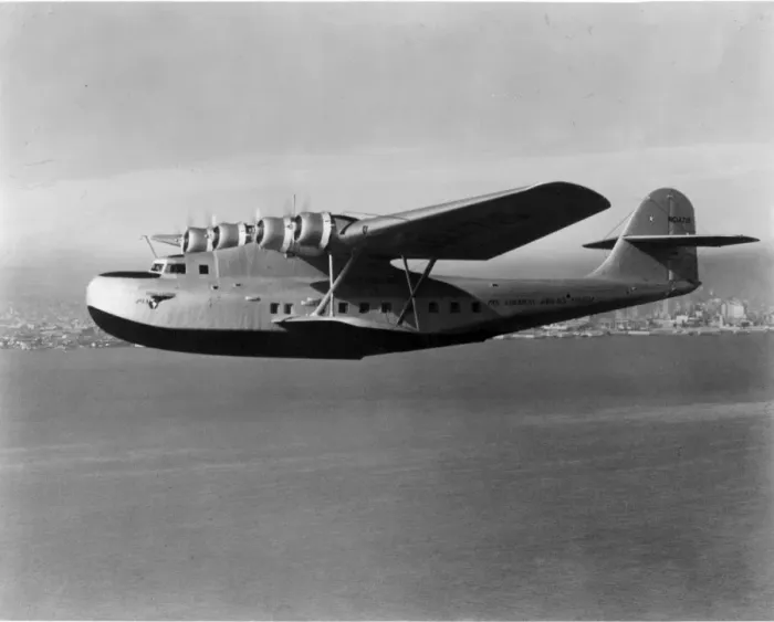 Framed Print : Martin M130 of Pan American Airways NC14716 Framed Print : Martin M130 of Pan American Airways NC14716