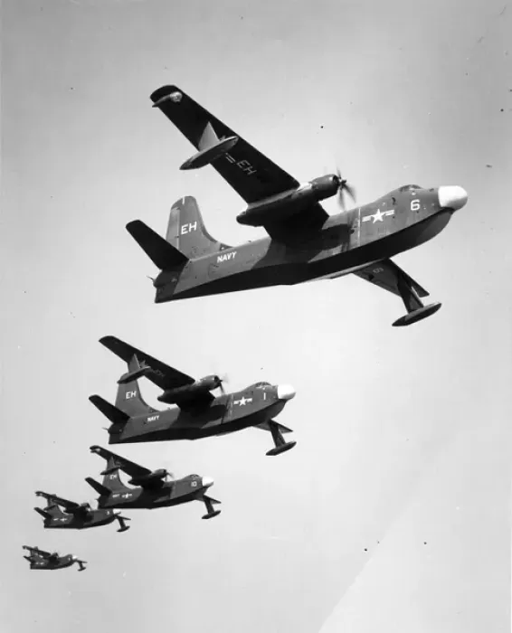 Framed Print : Five Martin P5M-1 Marlins of Patrol Squadron 56 Framed Print : Five Martin P5M-1 Marlins of Patrol Squadron 56