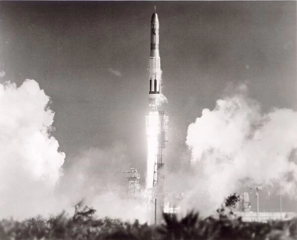 Martin SM-68 Titan ICBM shortly after launch