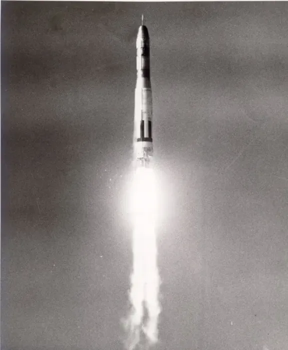 Framed Print : Martin SM-68 Titan ICBM shortly after launch Framed Print : Martin SM-68 Titan ICBM shortly after launch