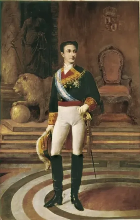 Framed Print : MARTINEZ CUBELLS, Salvador (1845-1914). Alfonso Framed Print : MARTINEZ CUBELLS, Salvador (1845-1914). Alfonso