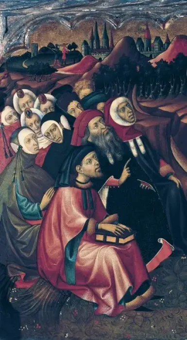 Framed Print : MARTORELL, Bernardo. Altarpiece of the Sts John Framed Print : MARTORELL, Bernardo. Altarpiece of the Sts John