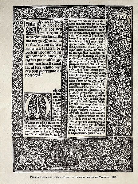 MARTORELL, Joanot (1413-1468). Knight and writer
