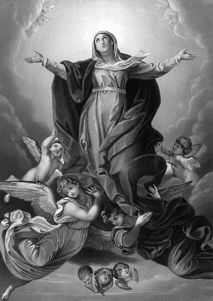 Mary Ascends to Heaven