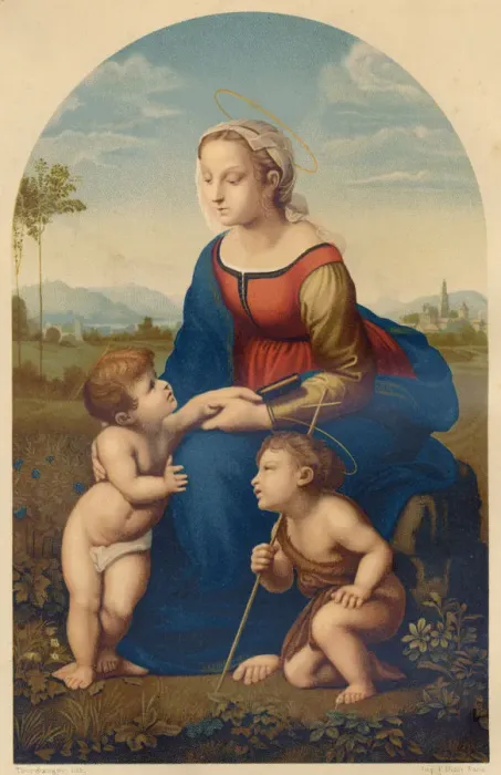 Framed Print : MARY AS GARDENER Framed Print : MARY AS GARDENER