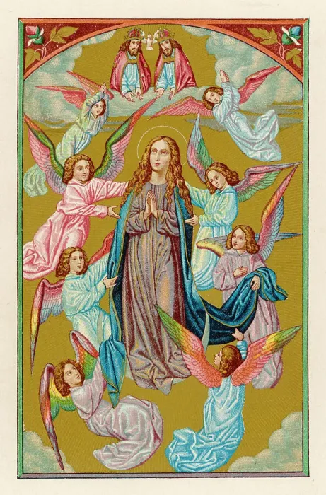 Framed Print : MARY GOES TO HEAVEN Framed Print : MARY GOES TO HEAVEN