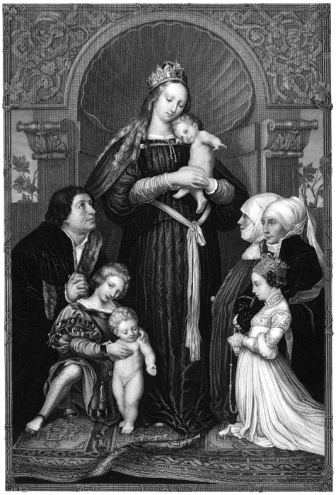 Framed Print : Mary, Jesus, Donors Framed Print : Mary, Jesus, Donors