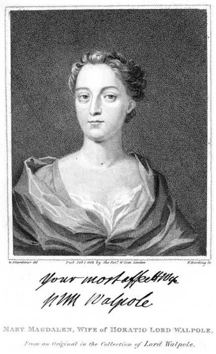 Framed Print : Mary Lady Walpole Framed Print : Mary Lady Walpole