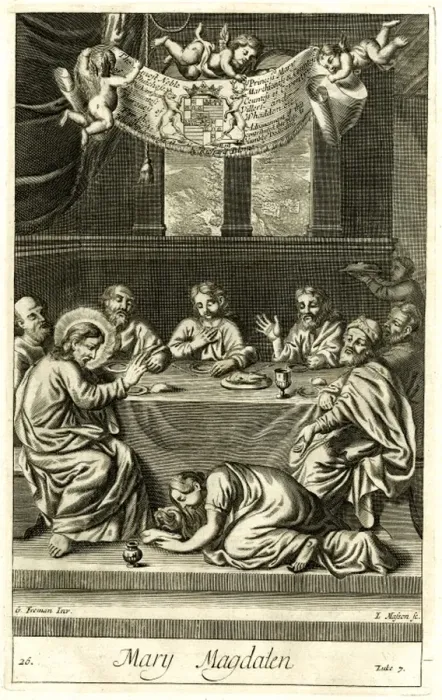 Framed Print : Mary Magdalen, Jesus and the Disciples Framed Print : Mary Magdalen, Jesus and the Disciples
