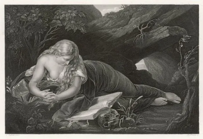 Framed Print : Mary Magdalen Repents Framed Print : Mary Magdalen Repents