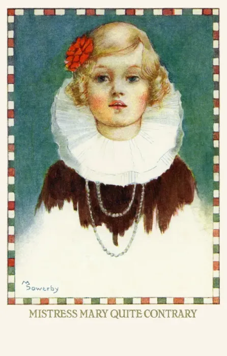 Framed Print : Mary Mary Quite Contrary Framed Print : Mary Mary Quite Contrary
