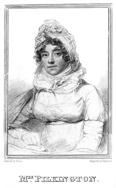 Mary Pilkington. MARY PILKINGTON (nee Hopkins) writer Date: 1766 - 1839
