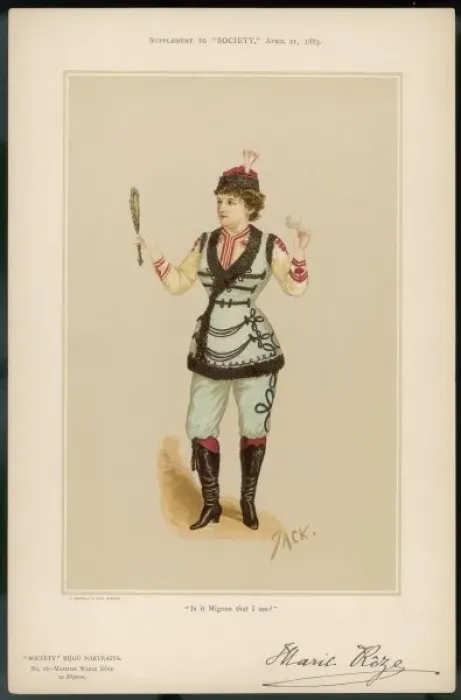 Framed Print : MARY ROZE singer and actress as Mignon Framed Print : MARY ROZE singer and actress as Mignon