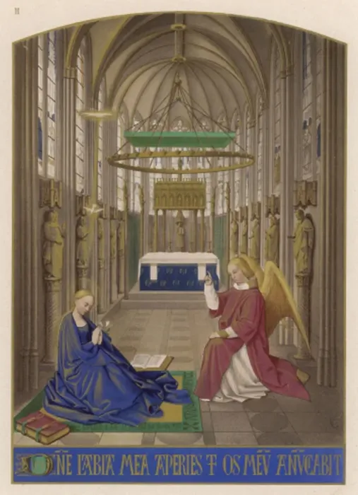 Framed Print : Mary Told / Fouquet Framed Print : Mary Told / Fouquet